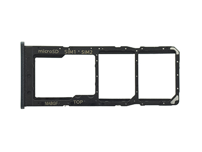 Samsung SM-M127 Galaxy M12 - Sportello Dual Sim card/SD Card + Alloggio Black