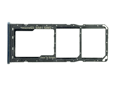 Samsung SM-M307 Galaxy M30s - Sportello Dual Sim card/SD Card + Alloggio Nero