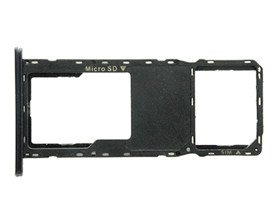 Asus ZenFone Max (M1) ZB555KL - Sportello Sim card/SD Card + Alloggio Nero