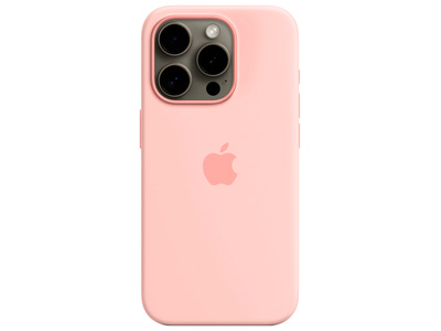 Apple iPhone 15 Pro - MT1F3ZM/A Silicone Case MagSafe Light Pink