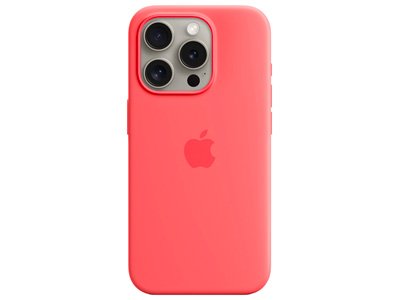 Apple iPhone 15 Pro - MT1G3ZM/A Silicone Case MagSafe Guava