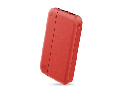 Apple iPhone 14 Pro Max - Power Slim Carica batterie portatile 5000 mAh Rosso