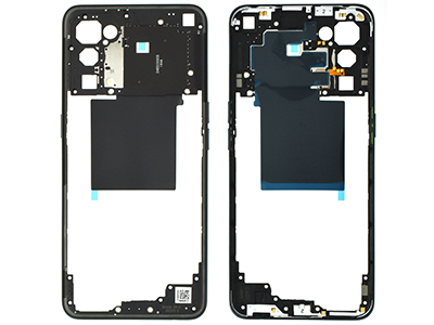 Oppo Find X3 Lite - Rear Cover + Tasti Laterali + Antenna NFC Starlight Black