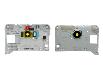 Huawei Nova Young - Rear Cover + Vetrino Camera Silver
