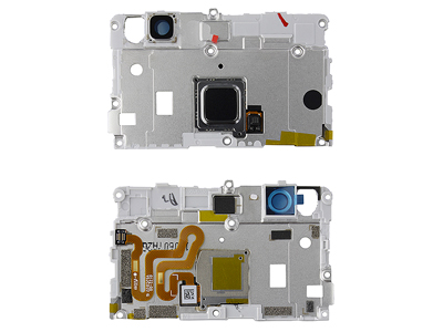 Huawei P9 Lite - Rear Cover + Lettore Impronta + Vetrino Camera Nero