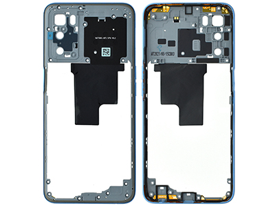 Oppo A16s - Rear Cover + Tasti Volume + Antenna NFC Pearl Blue