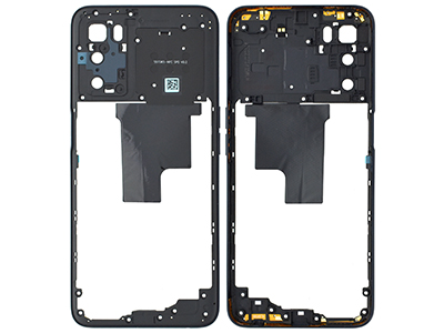 Oppo A16s - Rear Cover + Tasti Volume + Antenna NFC Crystal Black
