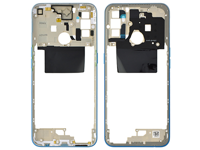 Oppo A53s - Rear Cover + Tasti Volume + Antenna NFC Fancy Blue