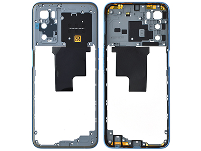 Oppo A54s - Rear Cover + Tasti Volume + Antenna NFC Pearl Blue