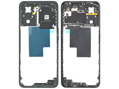 Oppo A57s - Rear Cover + Tasti Volume + Antenna NFC Black