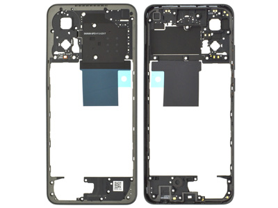 Oppo A78 4G - Rear Cover + Tasti Volume + Antenna NFC Mist Black
