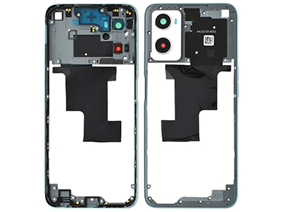 Oppo A96 - Rear Cover + Tasti Laterali + Vetrino Camera + Antenna NFC Sunset Blue