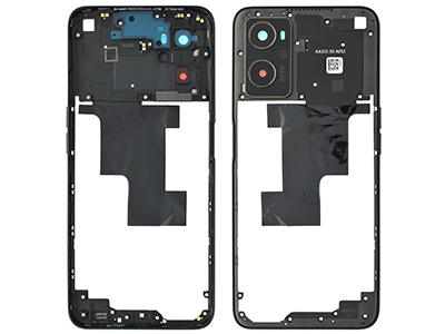 Oppo A96 - Rear Cover + Tasti Laterali + Vetrino Camera + Antenna NFC Starry Black
