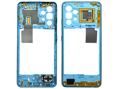 Samsung SM-A325 Galaxy A32 - Rear Cover + Tasti Laterali + Antenna NFC + Suoneria Awesome Blue
