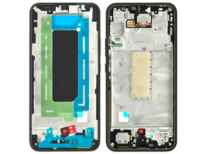 Samsung SM-A346 Galaxy A34 5G - Rear Cover + Side Keys + Speaker Awesome Graphite