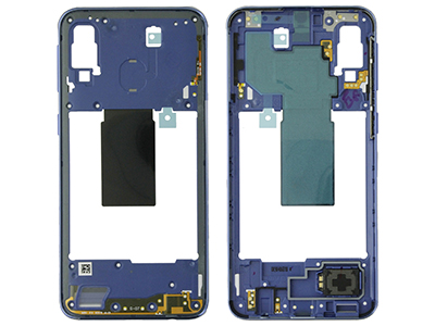 Samsung SM-A405 Galaxy A40 - Rear Cover + Suoneria + Antenna + Tasti Laterali Blu