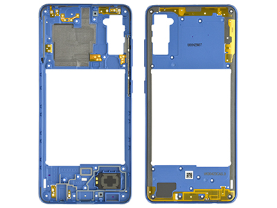 Samsung SM-A415 Galaxy A41 - Rear Cover + Suoneria + Antenna + Tasti Laterali Blu