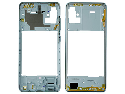 Samsung SM-A515 Galaxy A51 - Rear Cover + Tasti Laterali Blu