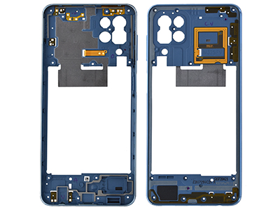 Samsung SM-M325 Galaxy M32 - Rear Cover + Tasti Laterali + Antenna NFC Blue