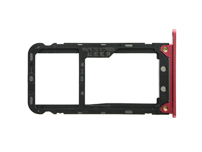 Xiaomi Redmi Note 5 - Sportello Sim card/SD Card + Alloggio Rosso