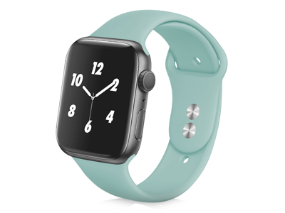 Apple Apple Watch 41mm. Serie 8 A2770-A2773 - Cinturino Smartwatch cassa 38/40/41mm Serie Silicone Turchese
