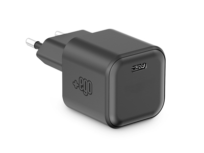 Vodafone Smart E8 - Home charger GaN output USB-C PD 35W Premium Qube Black