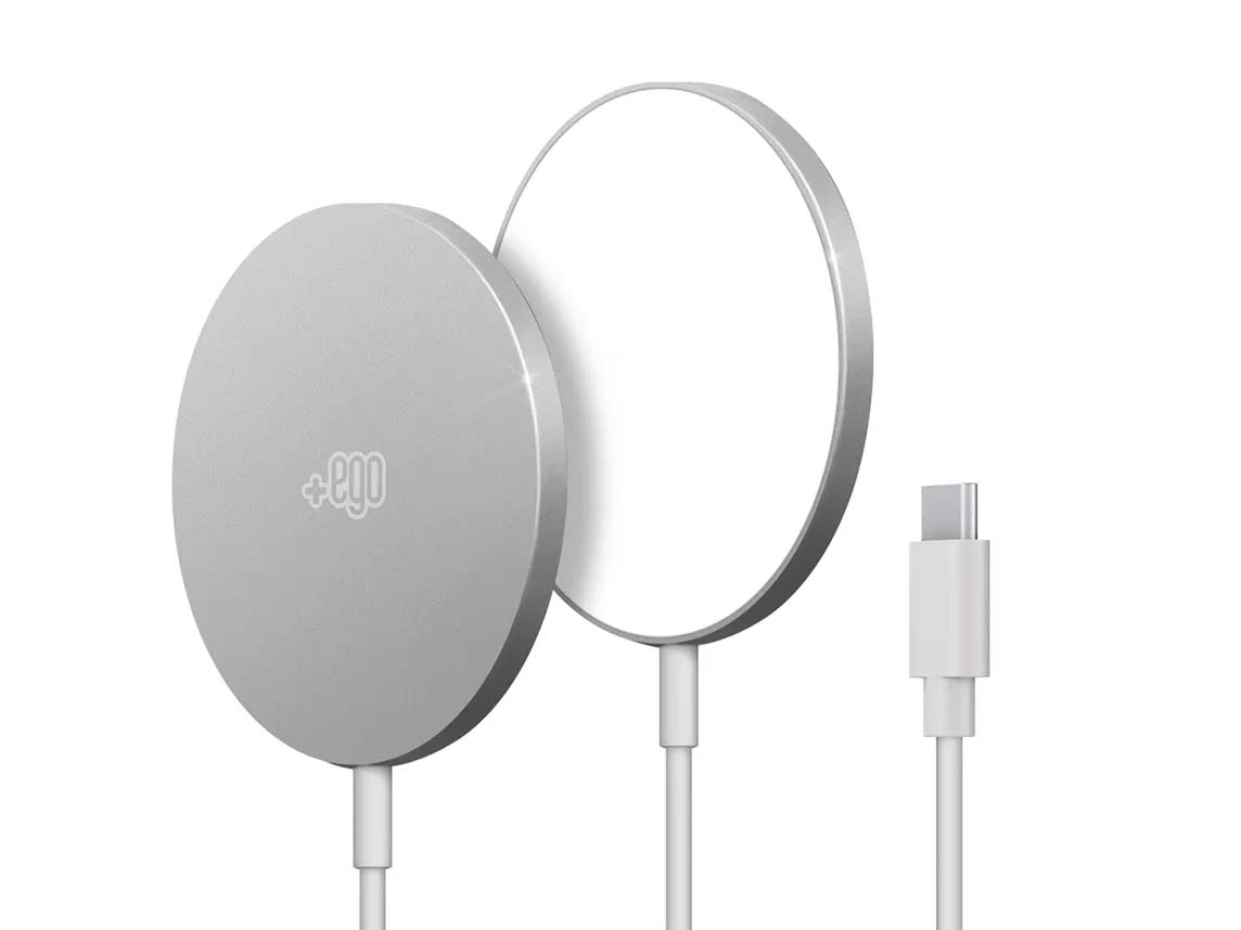 Apple iPhone 13 Mini - Caricatore Wireless Magnetico Circle Mag 15W Silver