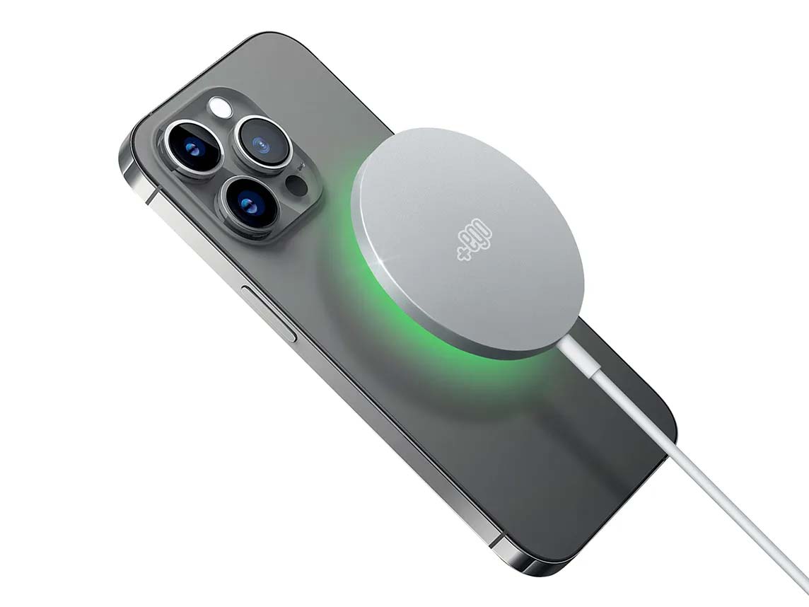 Apple iPhone 13 Mini - Caricatore Wireless Magnetico Circle Mag 15W Silver