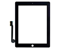 Apple iPad 4 Display Retina Model n: A1458-A1459-A1460 - Touch screen Ottima qualità Nero