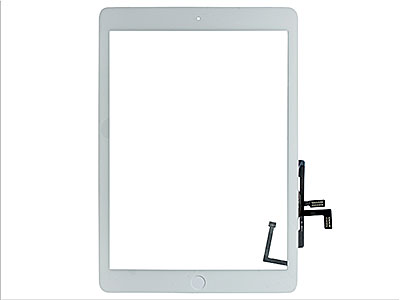 Apple iPad Air Model n: A1474-A1475-A1476 - Touchscreen+Biadesivo+switch+frame con Tasto Home Buona qualità Bianco