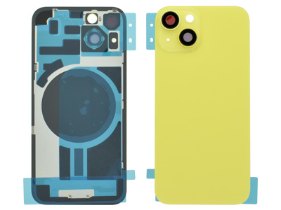 Apple iPhone 14 - Cover Batteria + Vetrino Camera Yellow