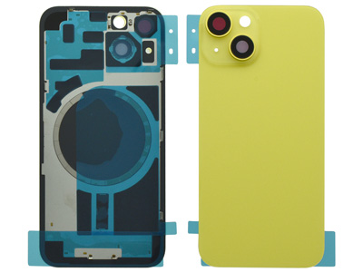 Apple iPhone 14 - Cover Batteria Magnetica + Vetrino Camera Yellow
