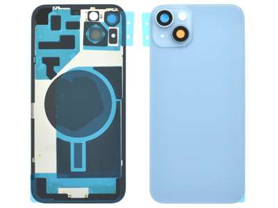 Apple iPhone 14 Plus - Cover Batteria + Vetrino Camera Blue