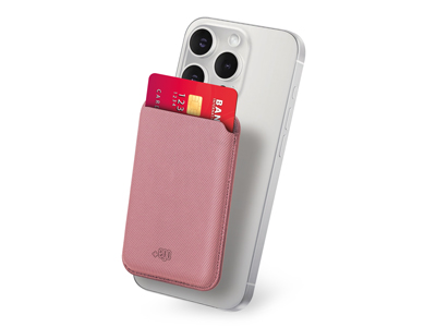 Apple iPhone 13 - Magnetic Wallet soft touch EasyCard Rose