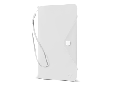 Motorola Defy Mini XT320 - Water Clutch Portafoglio Impermeabile White