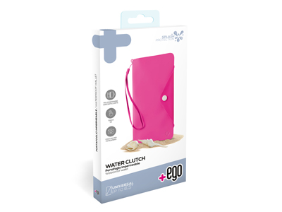 Oppo AX7 - Water Clutch Portafoglio Impermeabile Pink